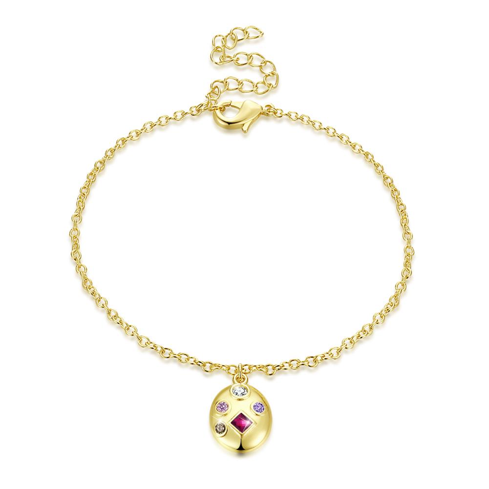 Charm Bracelet in 18K Gold Plated | Silver Milo