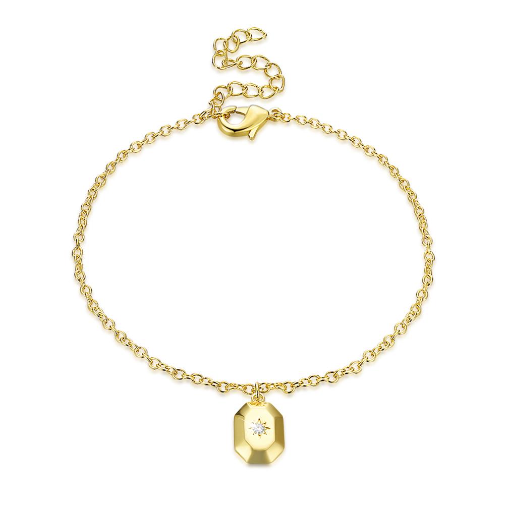 Charm Bracelet in 18K Gold Plated | Silver Milo