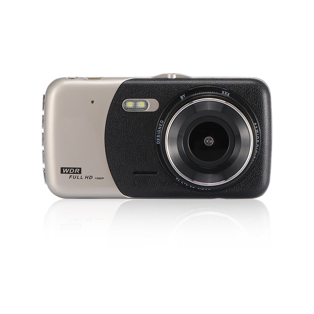 4" Dual Lens 1080P FHD 1.0MP Dash Camera Car DVR | Teal Simba