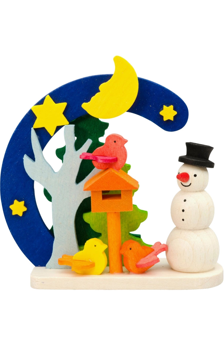 Alexander Taron 4416 Graupner Ornament Snowman Birdhouse