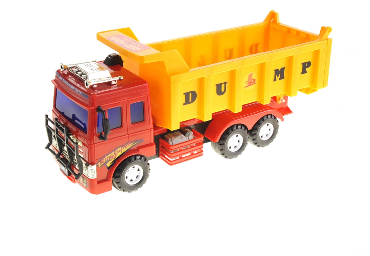 AZ Trading & Import CT11 Big Dump Truck Toy for Kids with Friction Pow