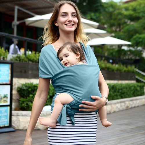 All-in-1 Stretchy Baby Wraps Baby Sling Infant Carrier Nursing Cover