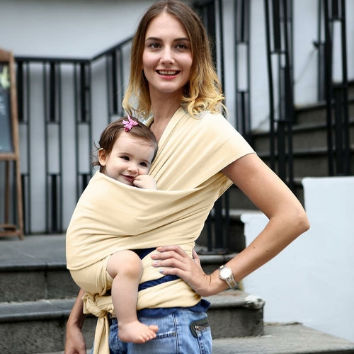 All-in-1 Stretchy Baby Wraps Baby Sling Infant Carrier Nursing Cover