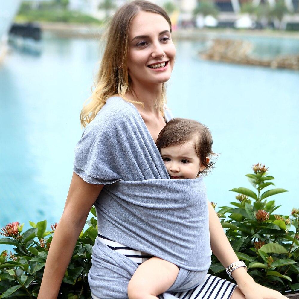 All-in-1 Stretchy Baby Wraps Baby Sling Infant Carrier Nursing Cover