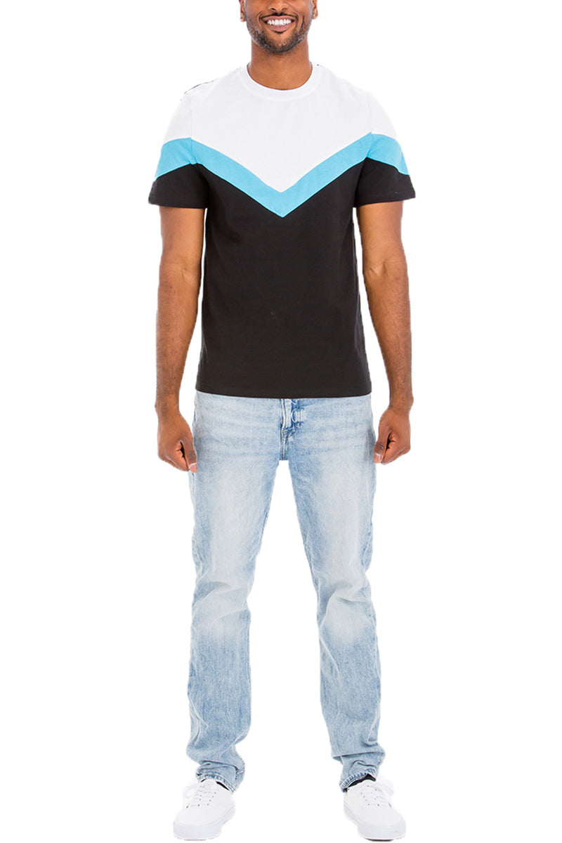 Chevron Colorblock Tee