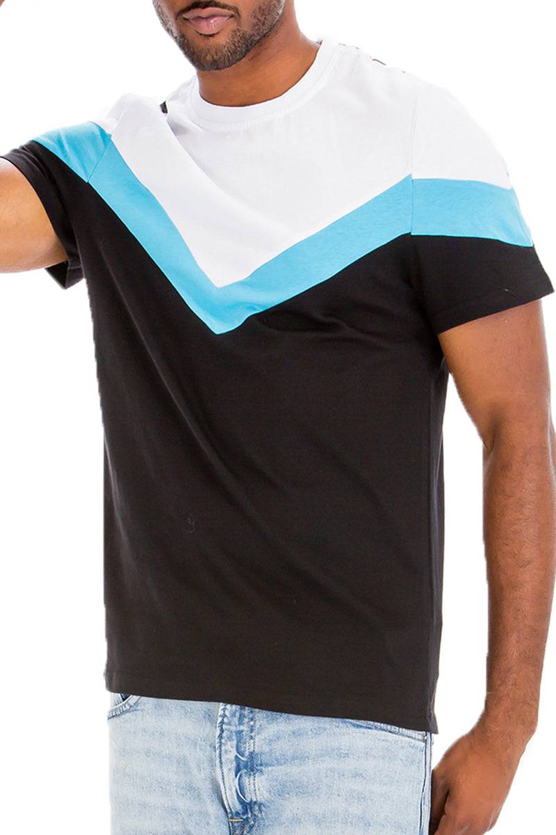 Chevron Colorblock Tee