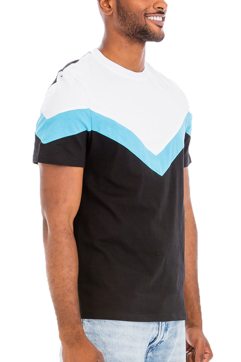 Chevron Colorblock Tee