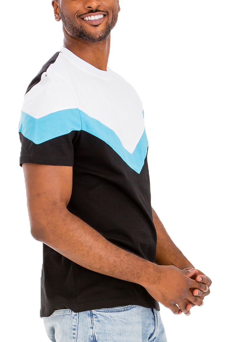 Chevron Colorblock Tee