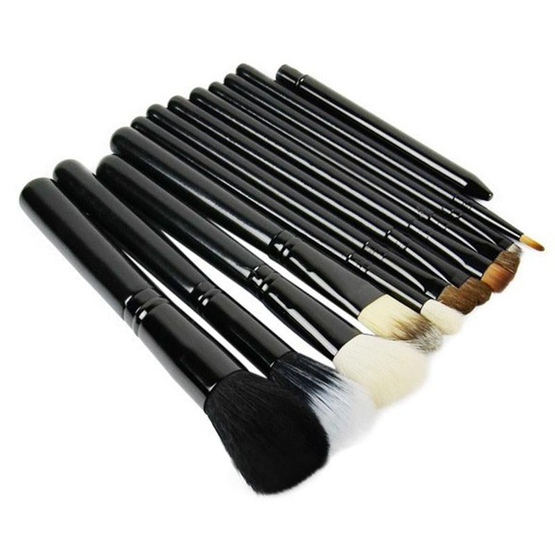 OH Fashion Makeup Brushes Midnight Black,13 PCs