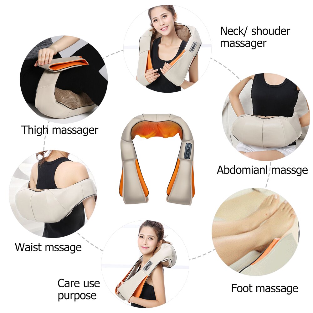 Back Neck Shoulder Massager U Shape Electrical