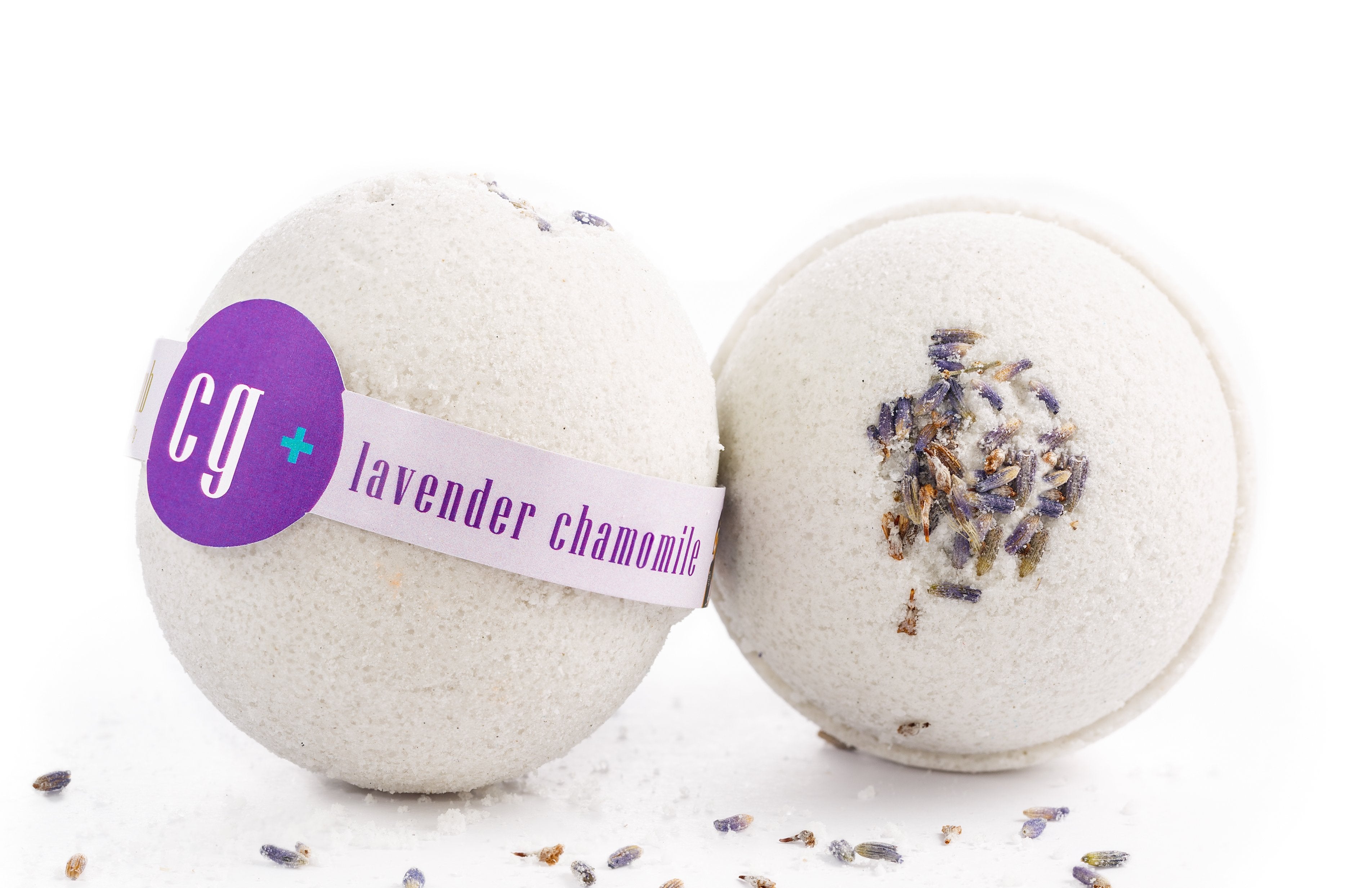 LAVENDER CHAMOMILE BATH BOMB | Magenta Sam