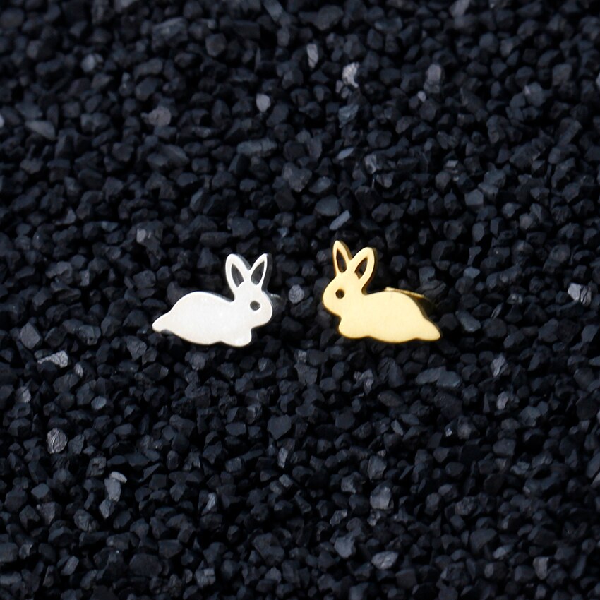 Best friend Gifts Cute Animal Rabbit Stud Earring