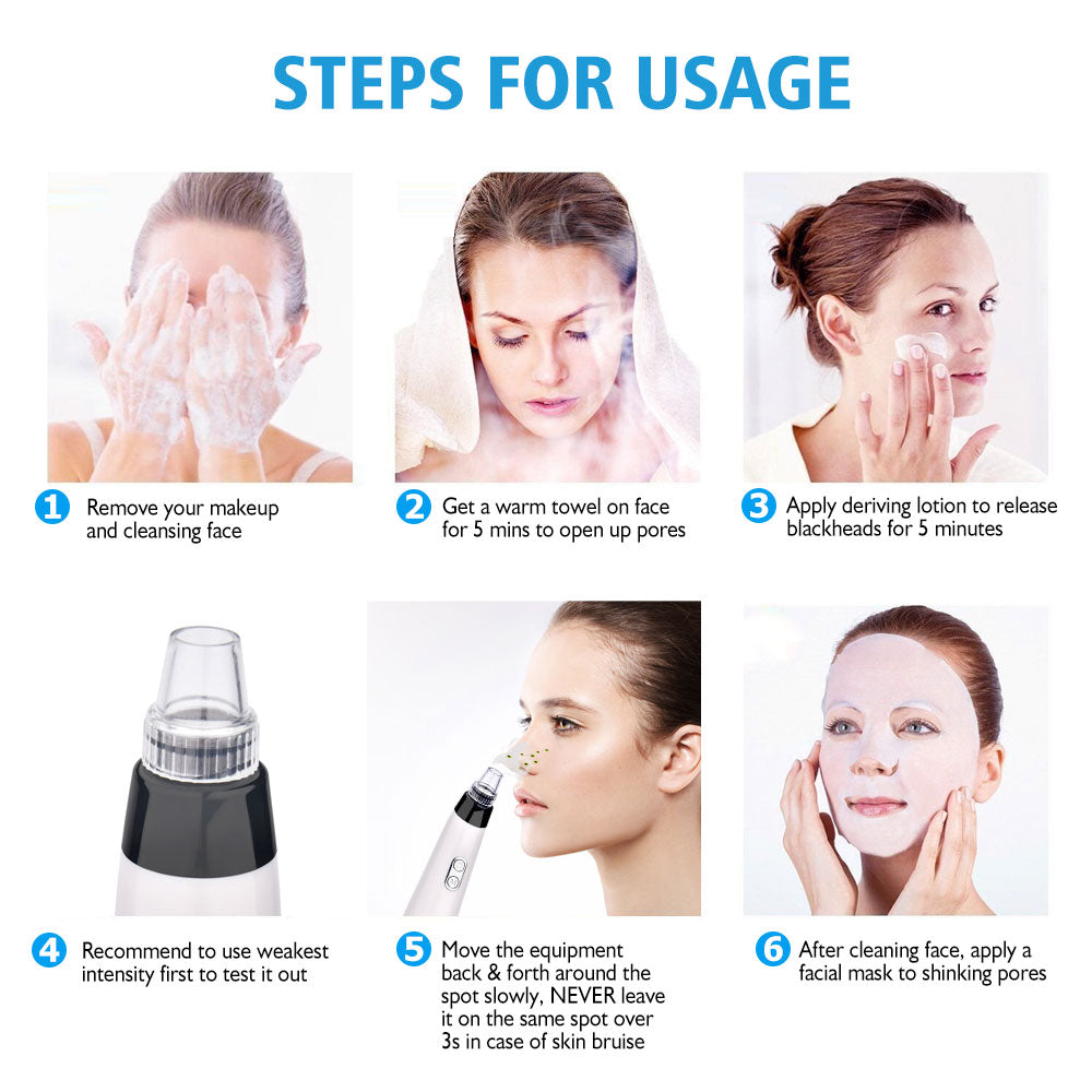 Blackhead Remover Face Clean Pore Vacuum Acne