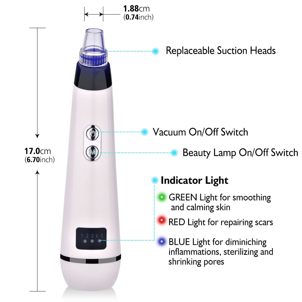 Blackhead Remover Face Clean Pore Vacuum Acne