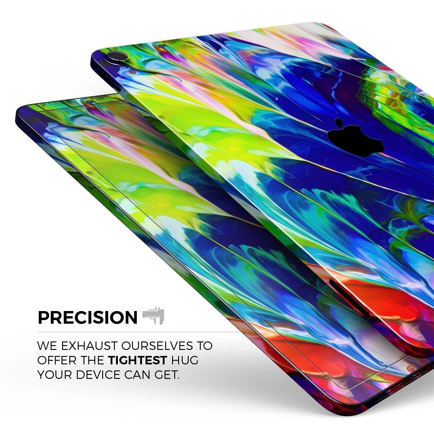 Blurred Abstract Flow V6 - Full Body Skin Decal for the Apple iPad Pro