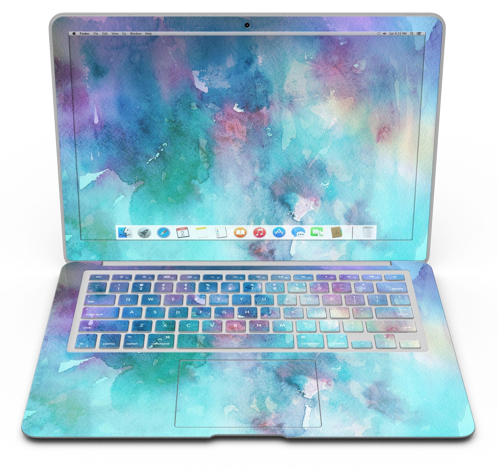 Bright Absorbed Watercolor Texture - MacBook Air Skin Kit