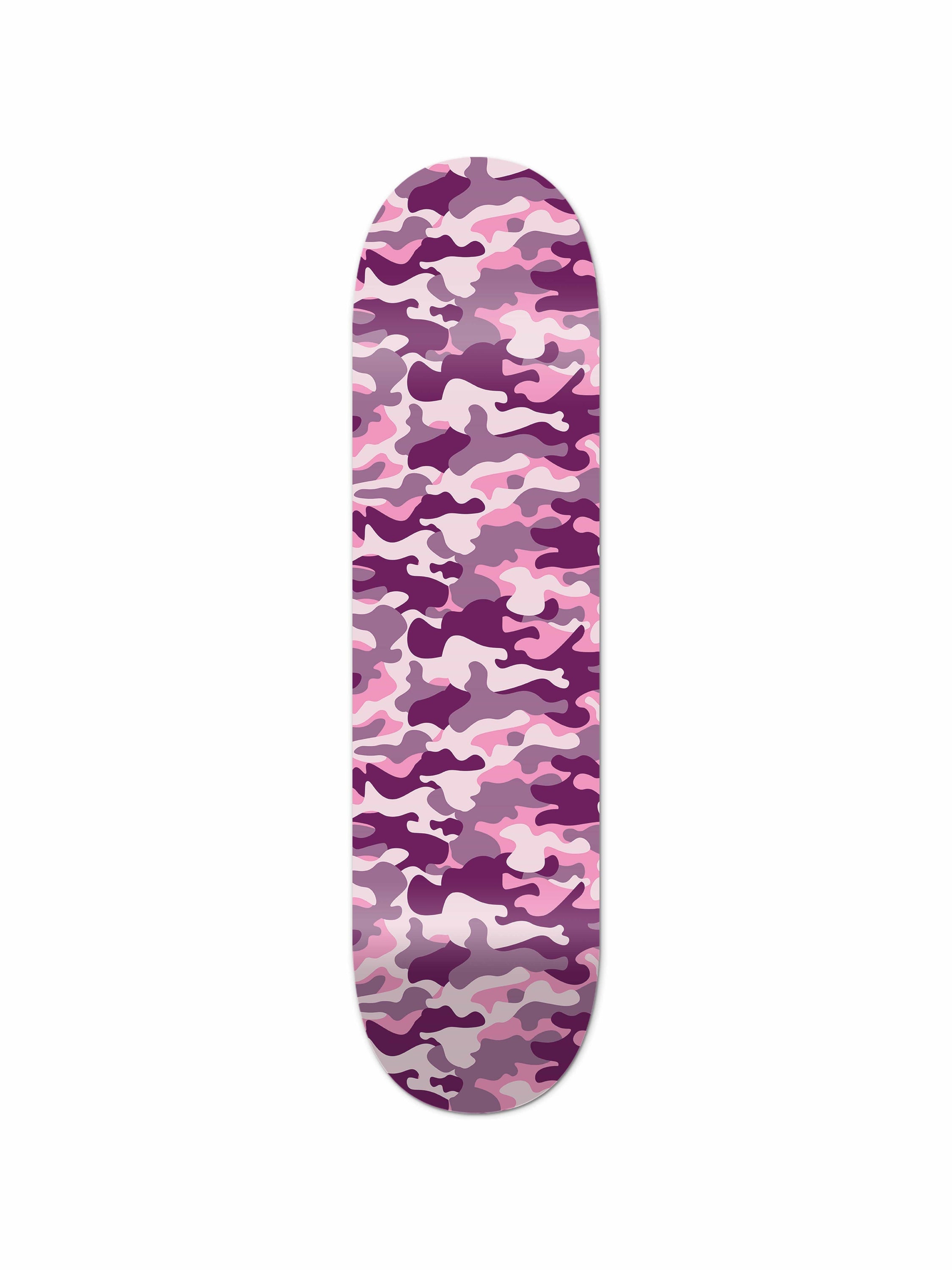 Pink Camo Skateboard