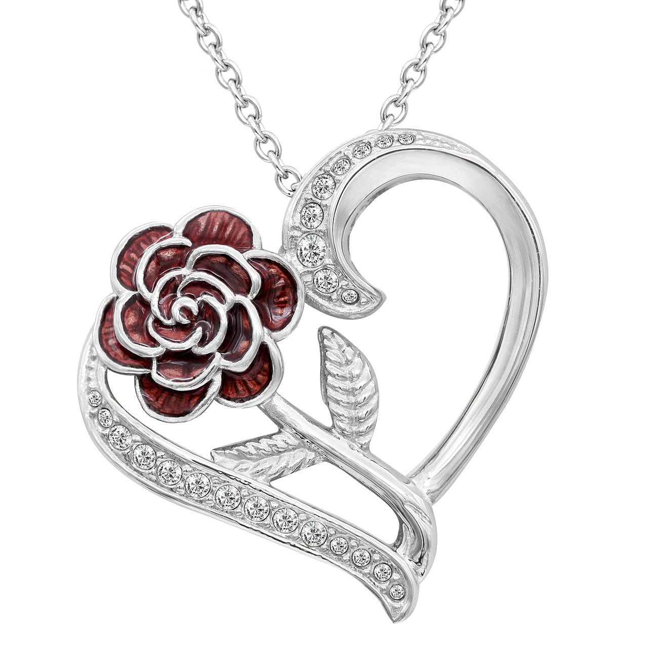 Rosa Dell‚ÄôAmore Heart Necklace | Blue Asteria