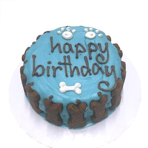 Personalized Cake for Dogs (Blue) | Green Sooty