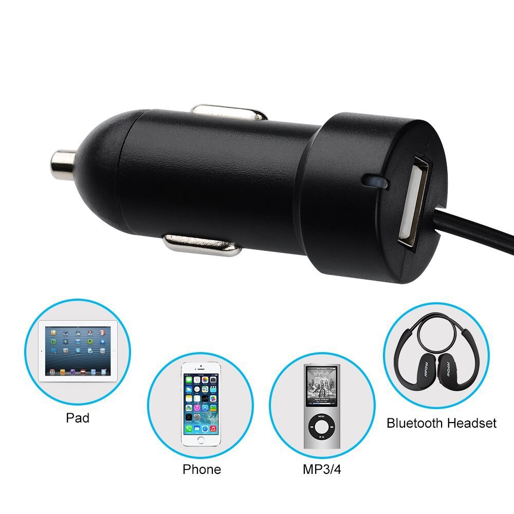 Car Kit Handsfree 3.5mm AUX Audio Music FM Radio