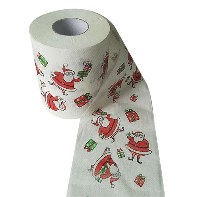 Christmas Pattern Roll Paper Print Interesting