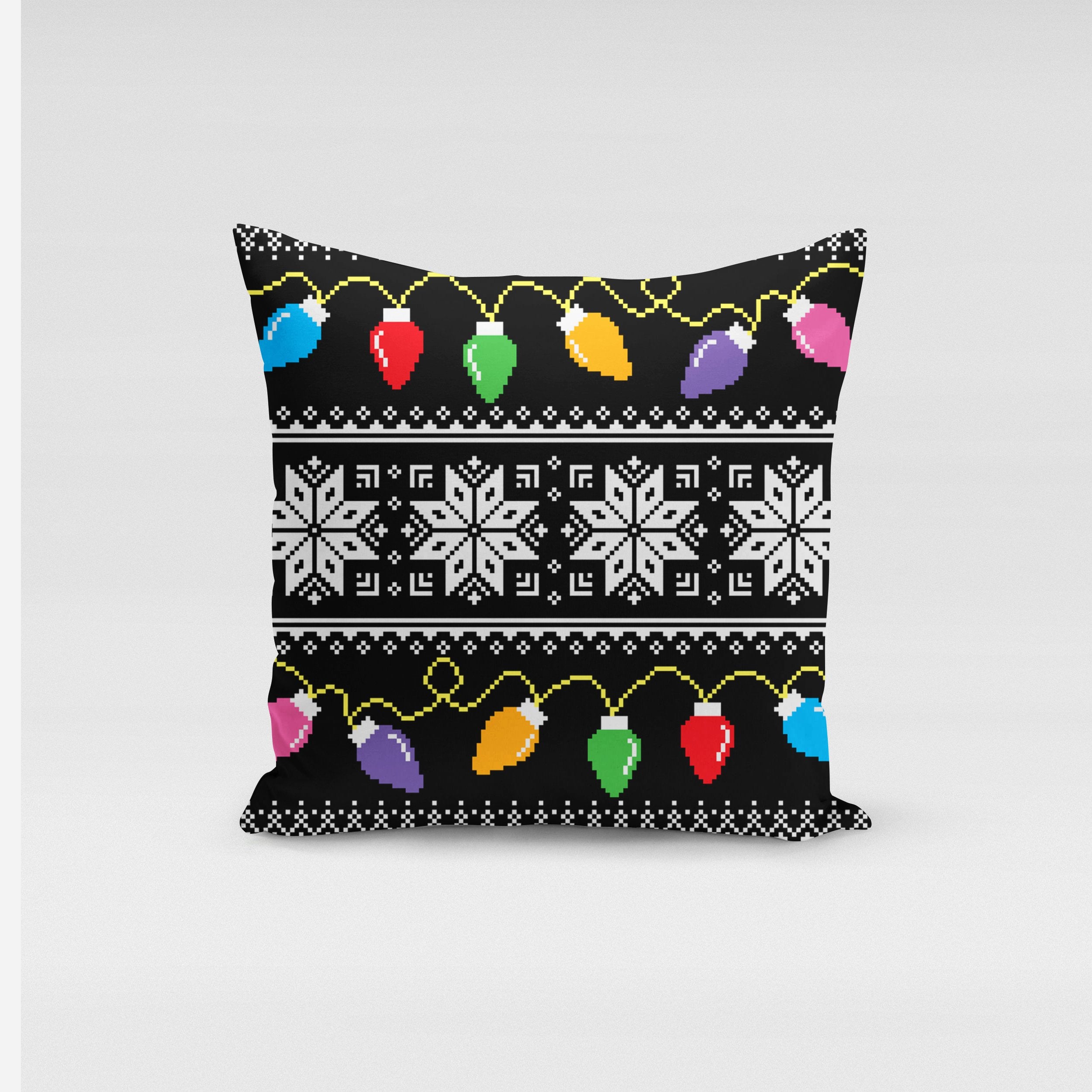 Bright Lights Sweater Pillow Cover