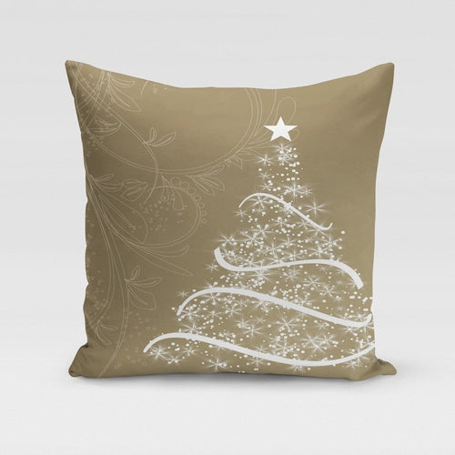 Golden Tree Pillow Cover