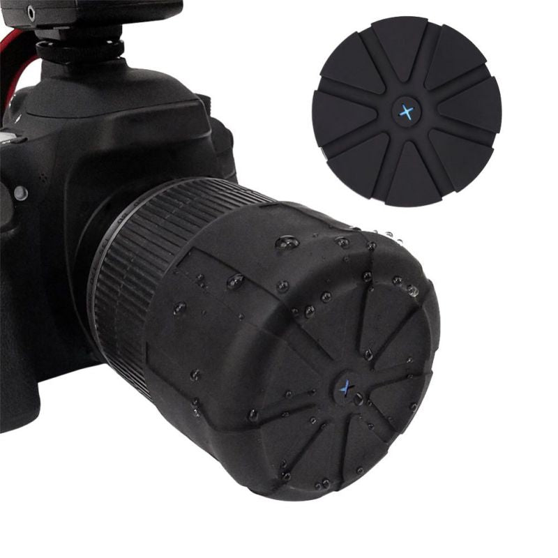 Compressible DSLR Camera Silicone Lens Cover