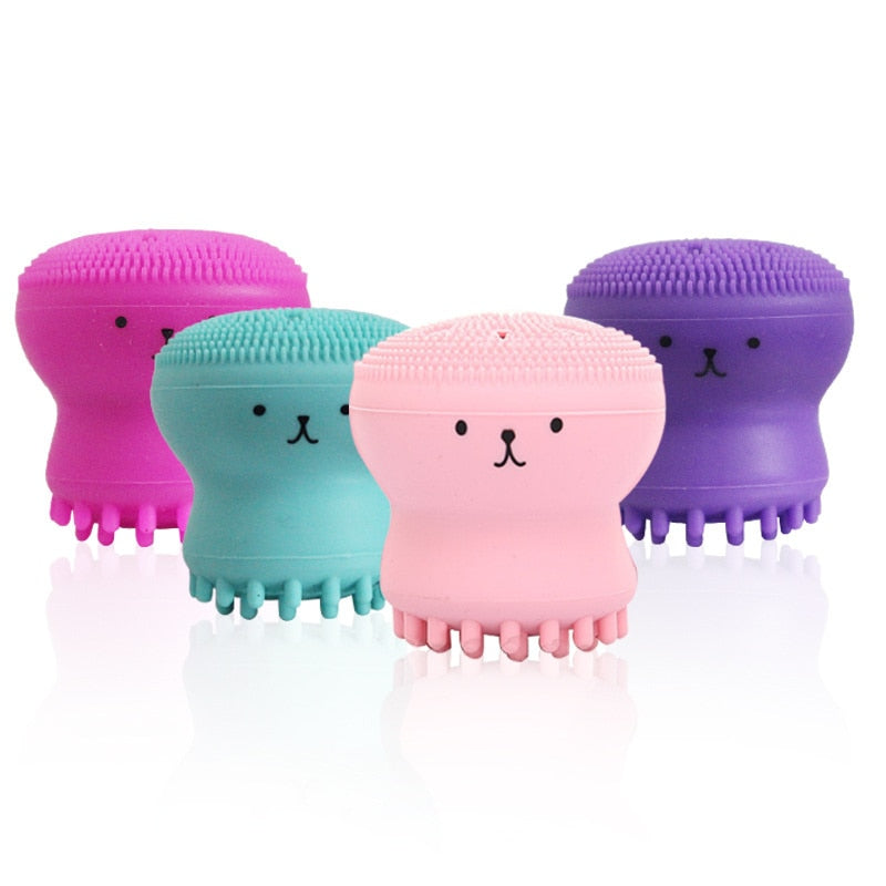 Cute Animal Small Octopus Shape Silicone Facial | Gold Hephaestus