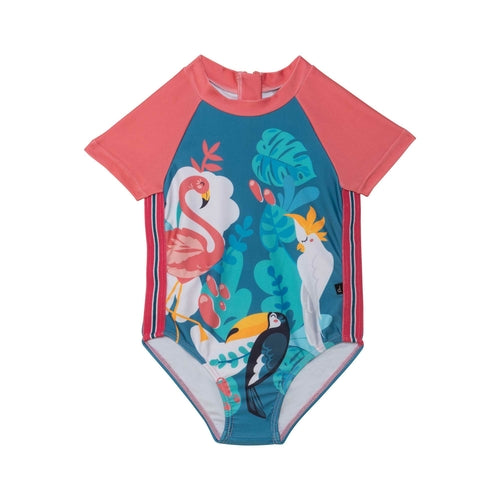 Flamingo Print Rashguard