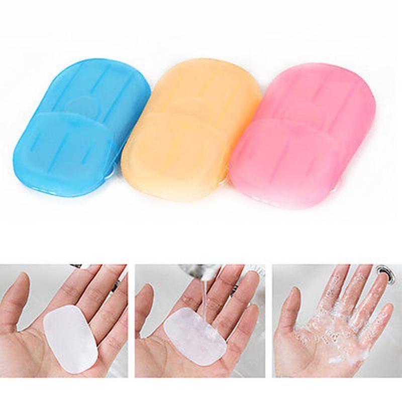 DIDIHOU 20pcs Random Disinfecting Soap Paper