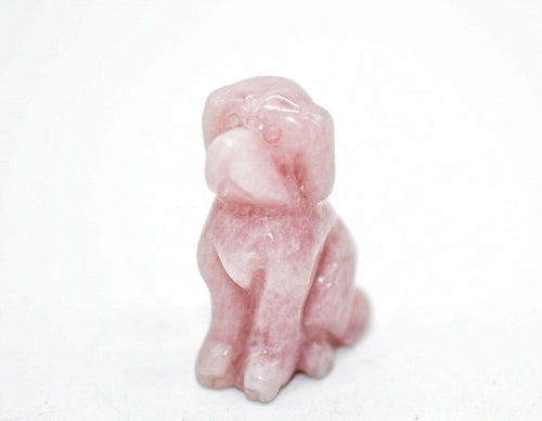 Mini Crystal Carved Dogs