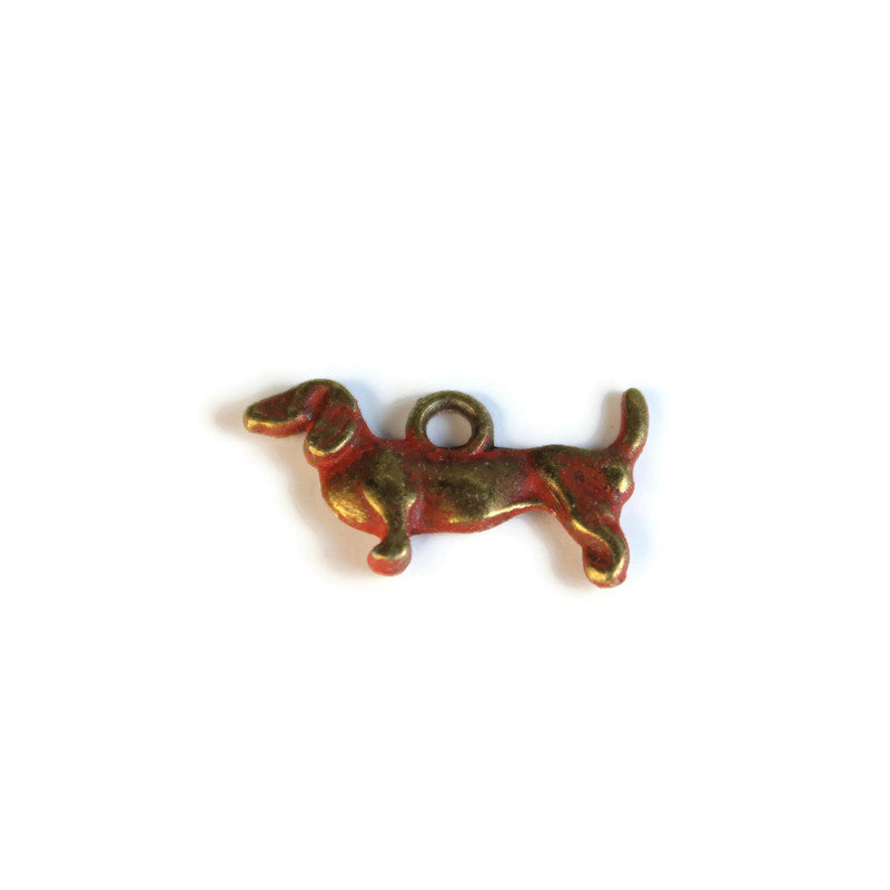 Dachshund Charm Bracelet, Necklace, or Charm Only