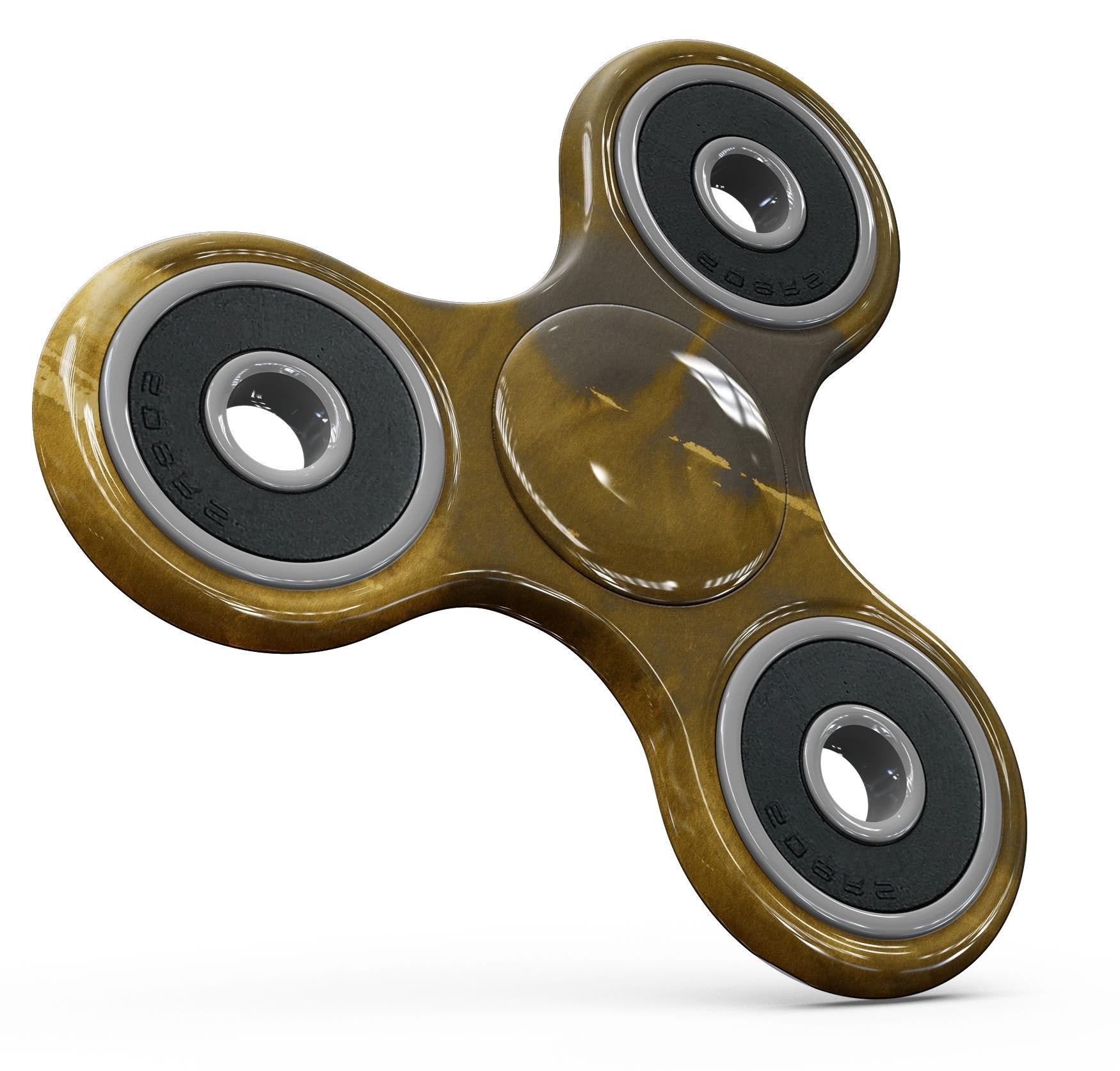 Dark Gray and Gold Cavern Full-Body Fidget Spinner Skin-Kit | Blue Leto