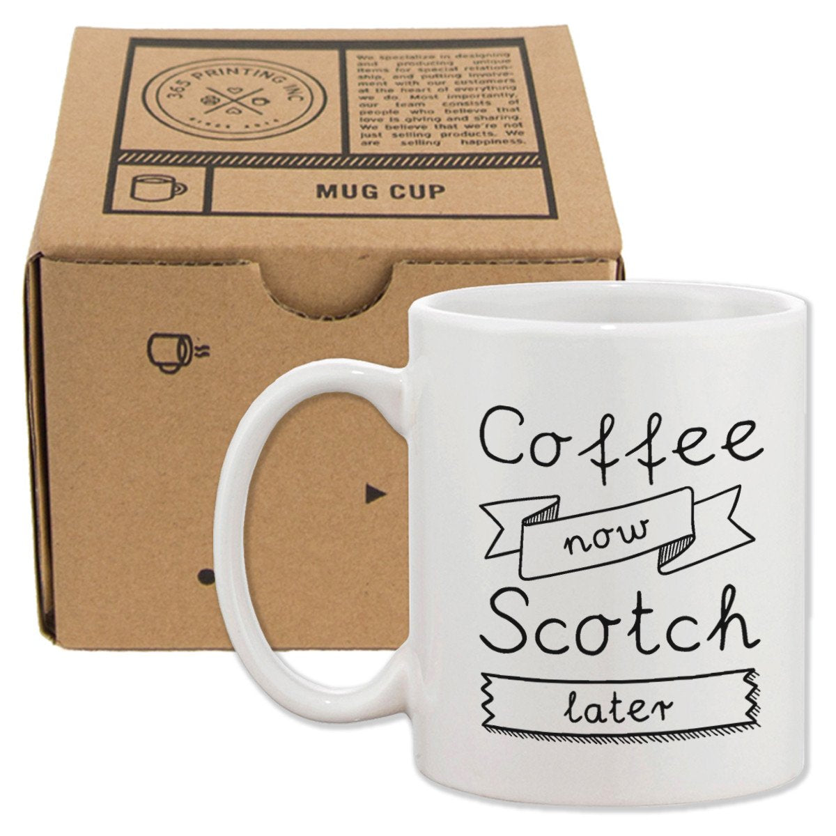 Coffee Now Scotch Later Coffee Mug