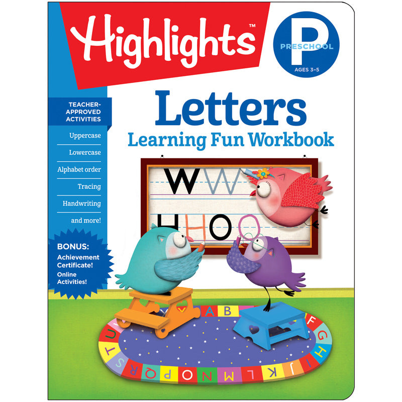 Highlights for Childrens HFC9781684372799 Learning Fun Letters Workboo | Rose Chloe