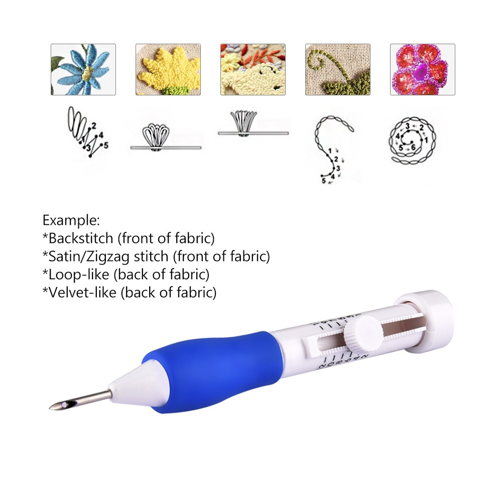 Embroidery Stitching Punch Needle with Patterns