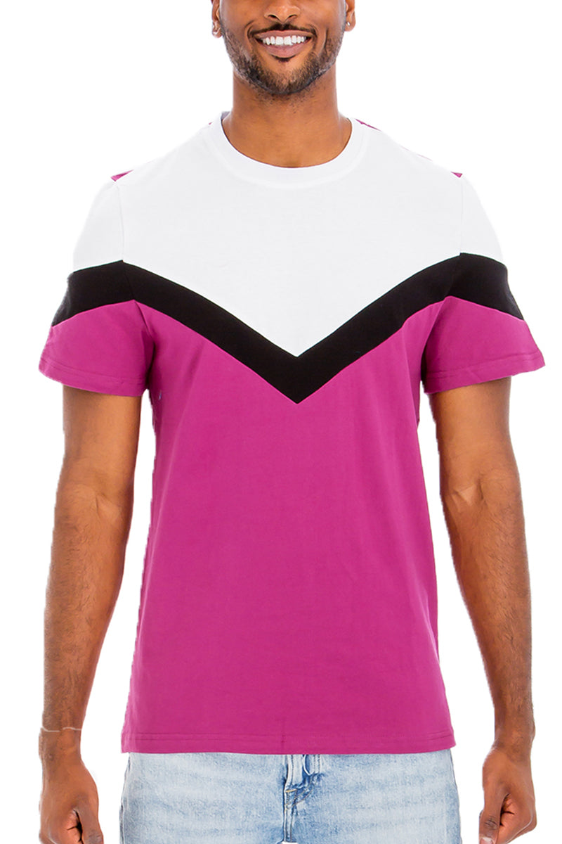 Chevron Colorblock Tee