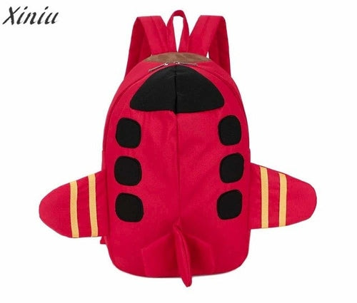 Fashion Backpack Baby kids Boys Girls unique Plane