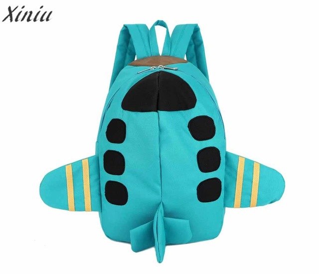 Fashion Backpack Baby kids Boys Girls unique Plane | Turquoise Chloe