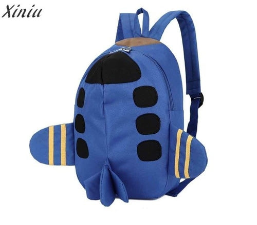 Fashion Backpack Baby kids Boys Girls unique Plane