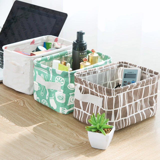 Foldable 6 Colors Storage Bin Closet Toy Box