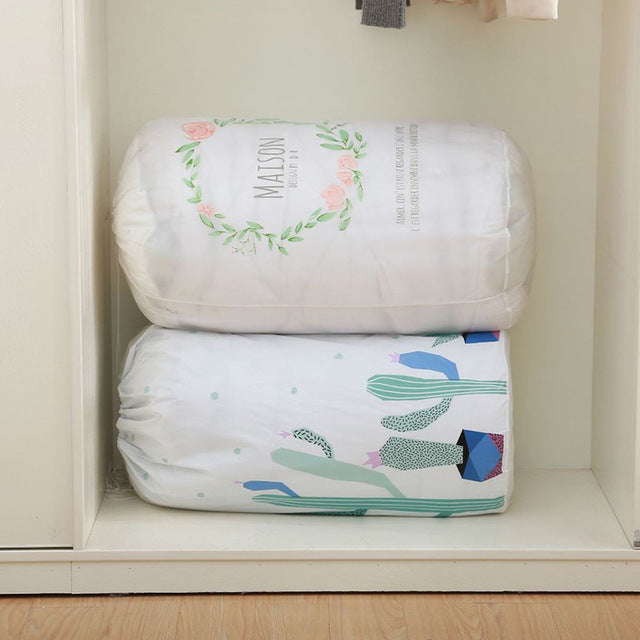 Foldable Storage Bag Clothes Blanket Quilt Closet