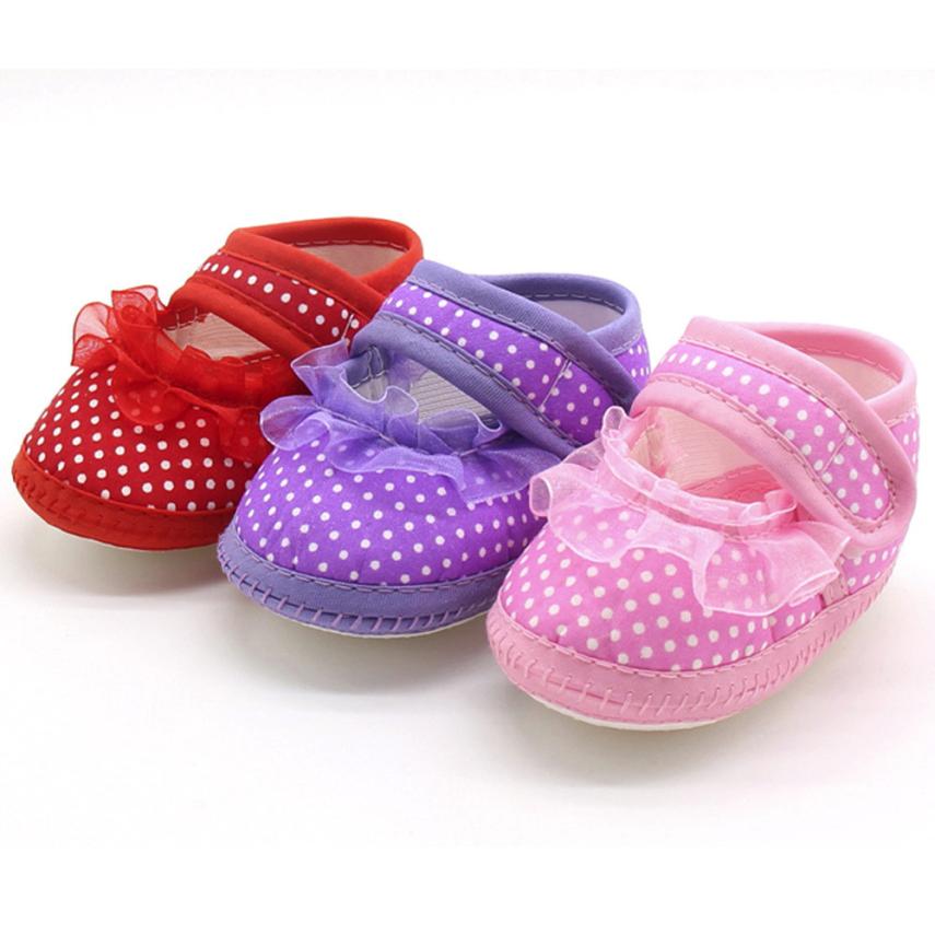 Fringe Soft Soled Non Slip Footwear Crib Shoes