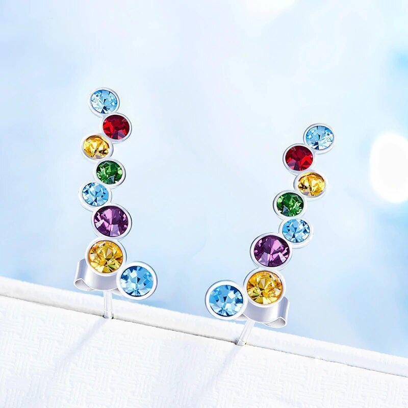 Rainbow Bubble Stud