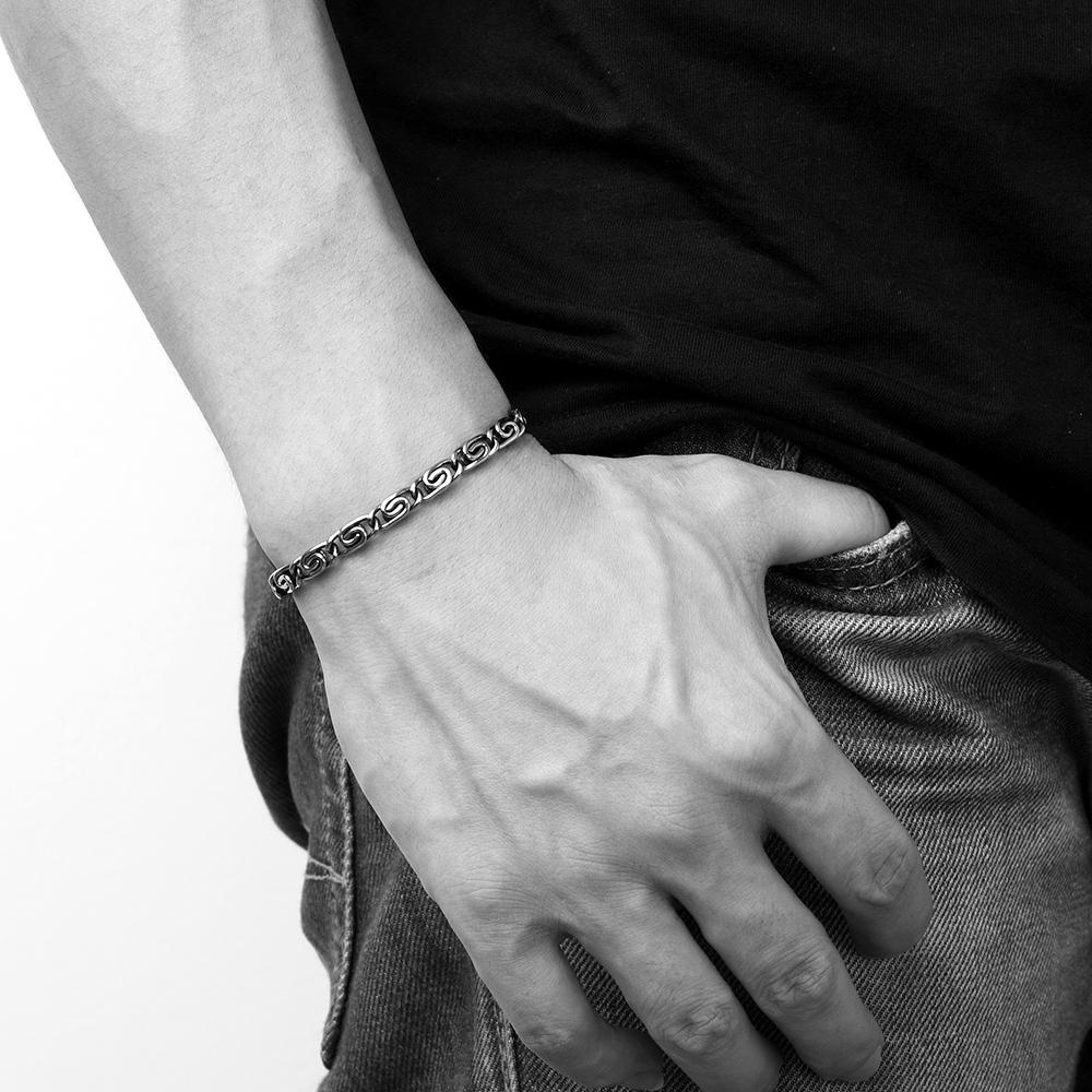 Stainless Steel 316L Bracelet | Silver Milo