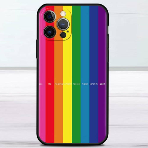 Rainbow Theme Protective Case for iPhone