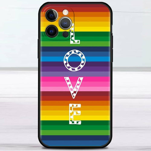 Rainbow Theme Protective Case for iPhone