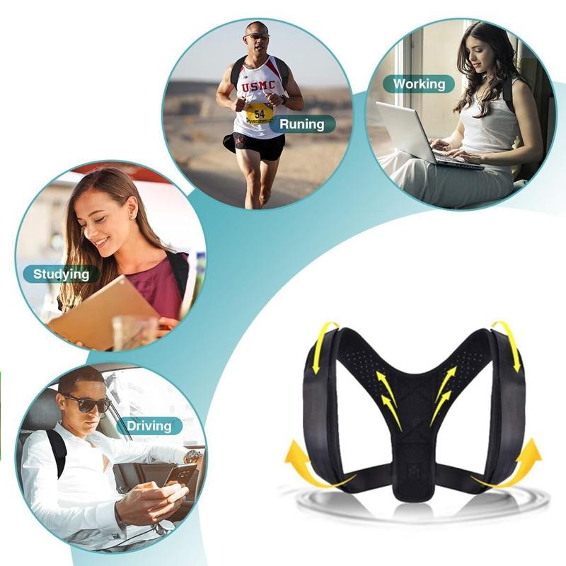 New Back Posture Corrector Belt Adjustable 