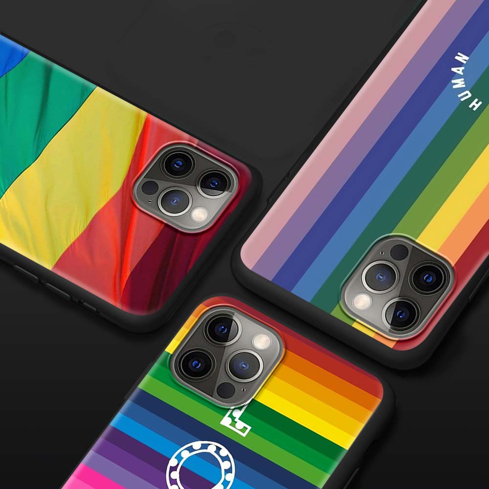 Rainbow Theme Protective Case for iPhone